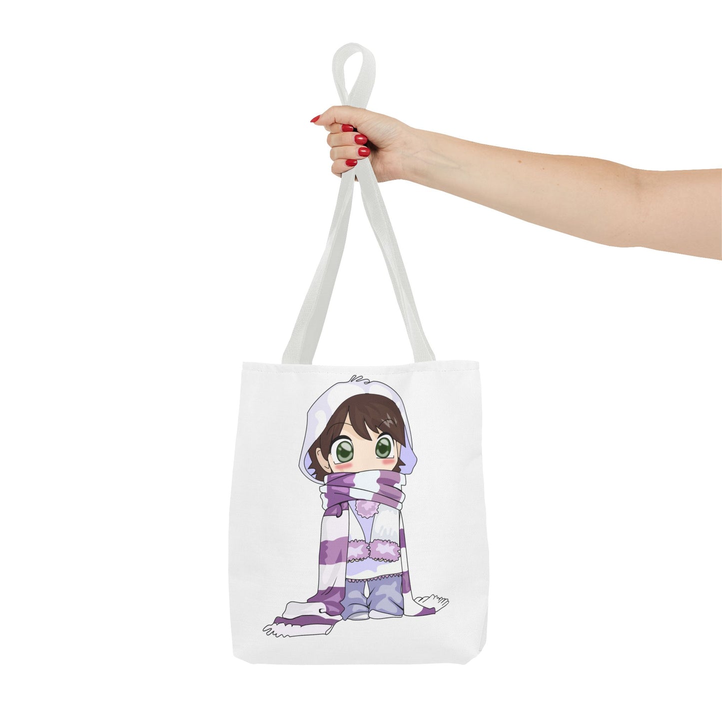 Cute Character Winter Tote Bag for Cozy Vibes