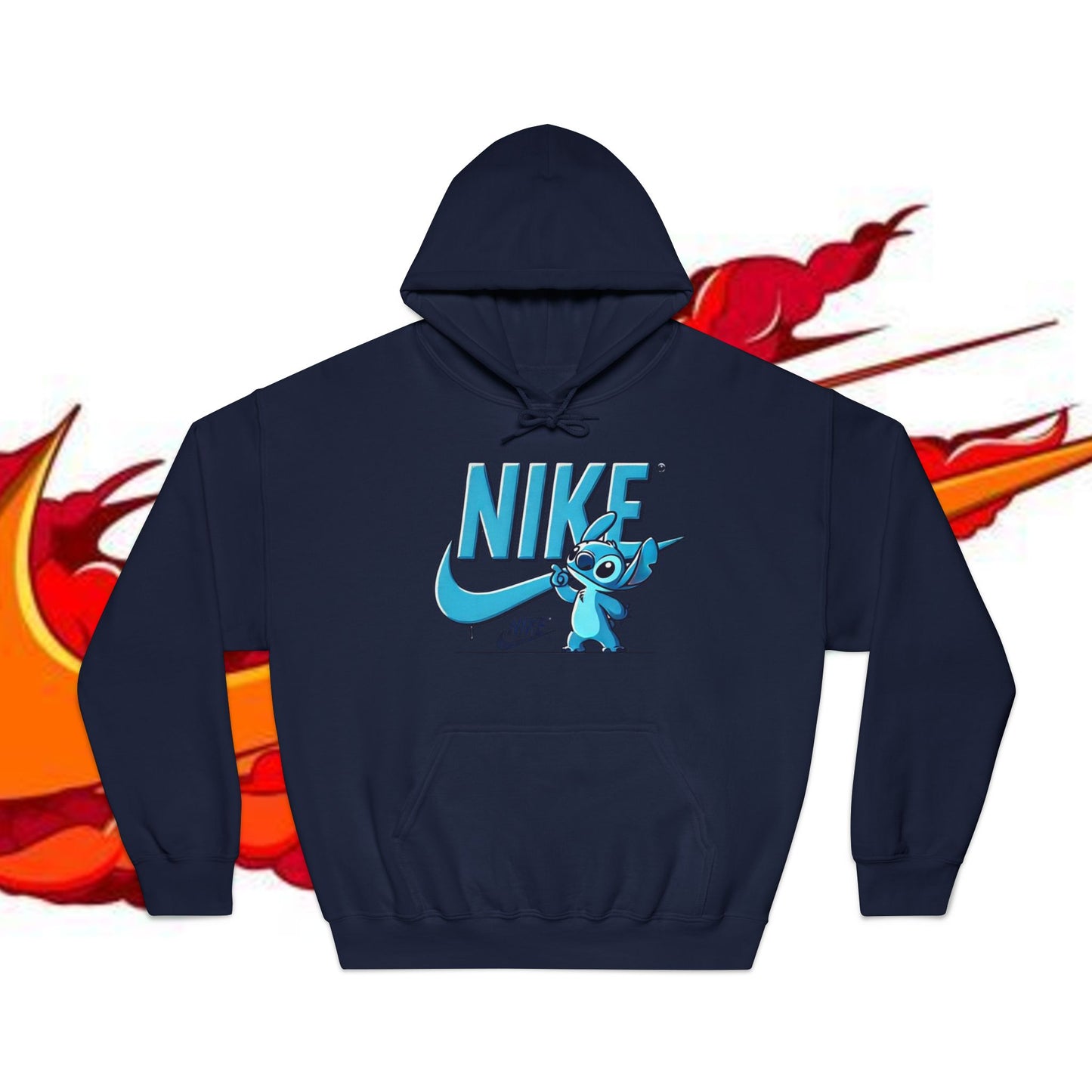 Nike Stitch Inspired Unisex Hooded Sweatshirt