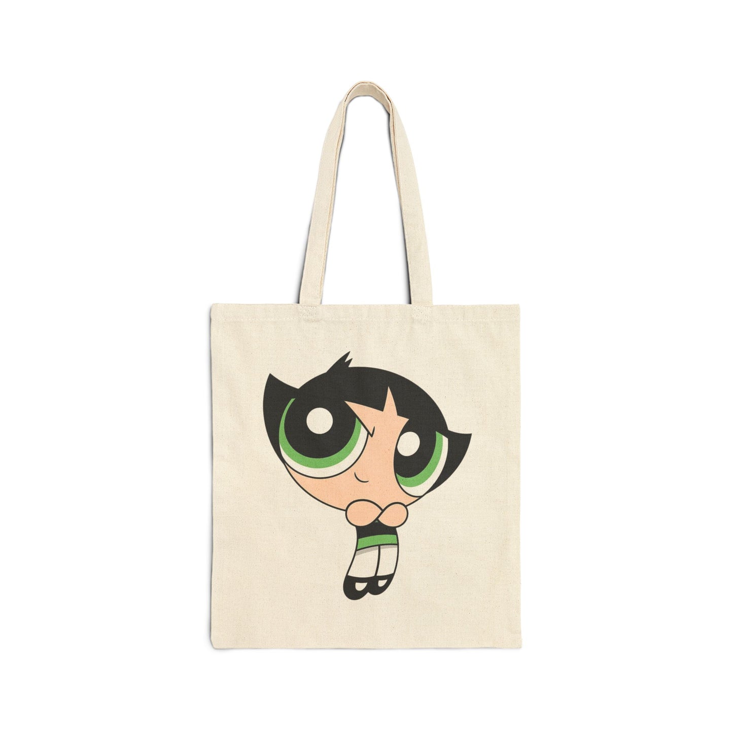 Buttercup Tote Bag - Eco-Friendly Cotton Canvas Bag for Powerpuff Girls Fans