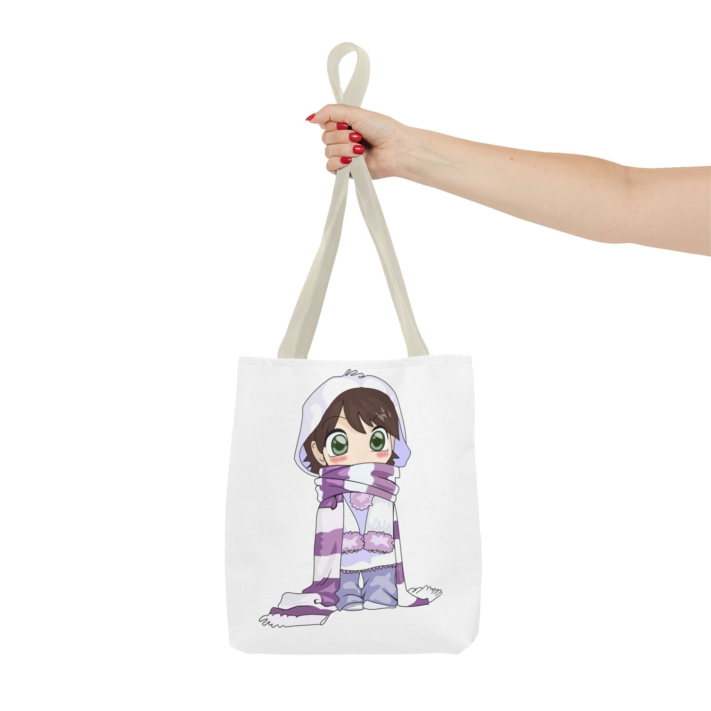 Cute Character Winter Tote Bag for Cozy Vibes