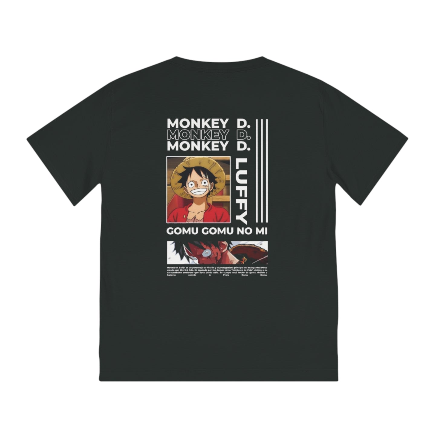 Unisex Rocker T-Shirt - One Piece Design with Luffy and Chopper