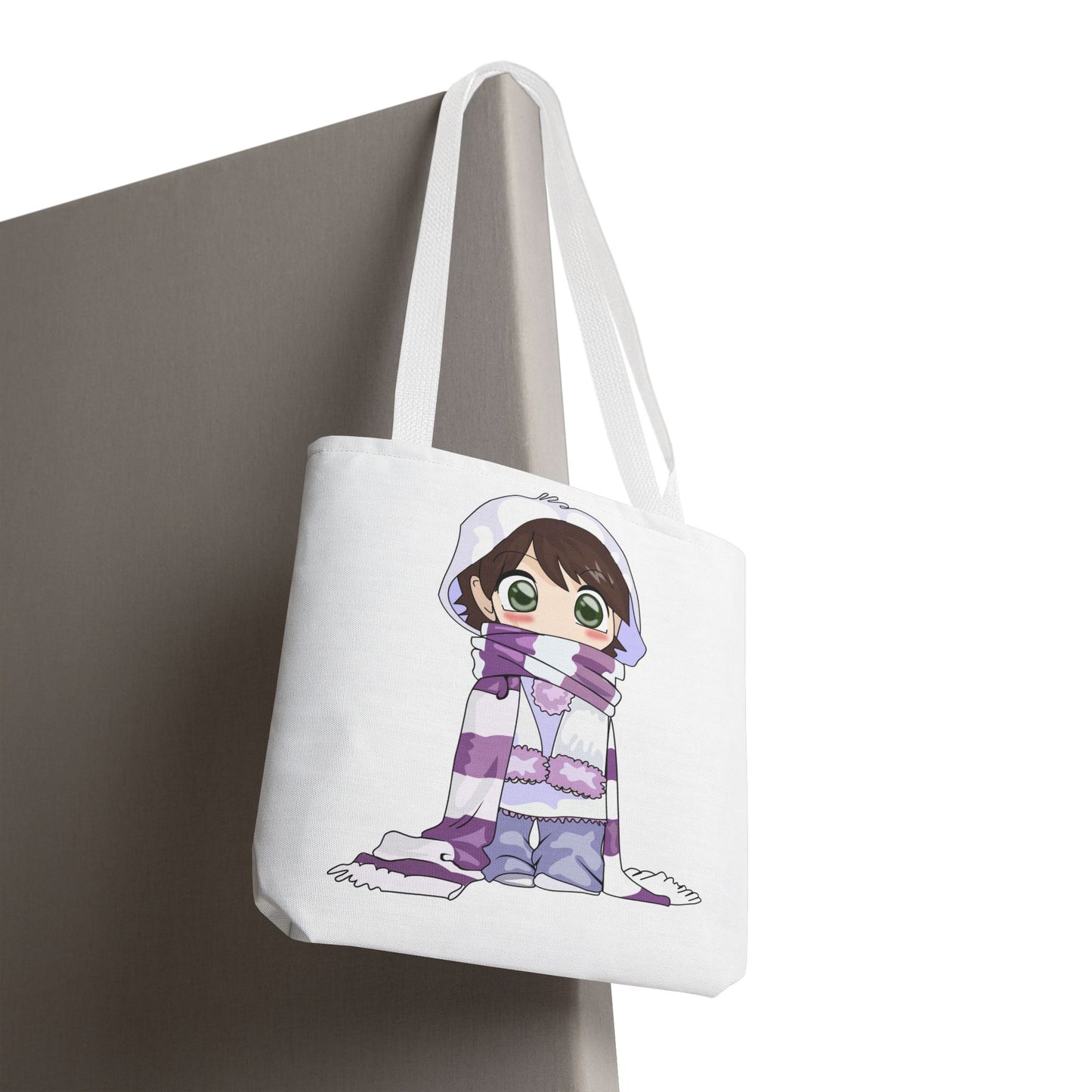 Cute Character Winter Tote Bag for Cozy Vibes