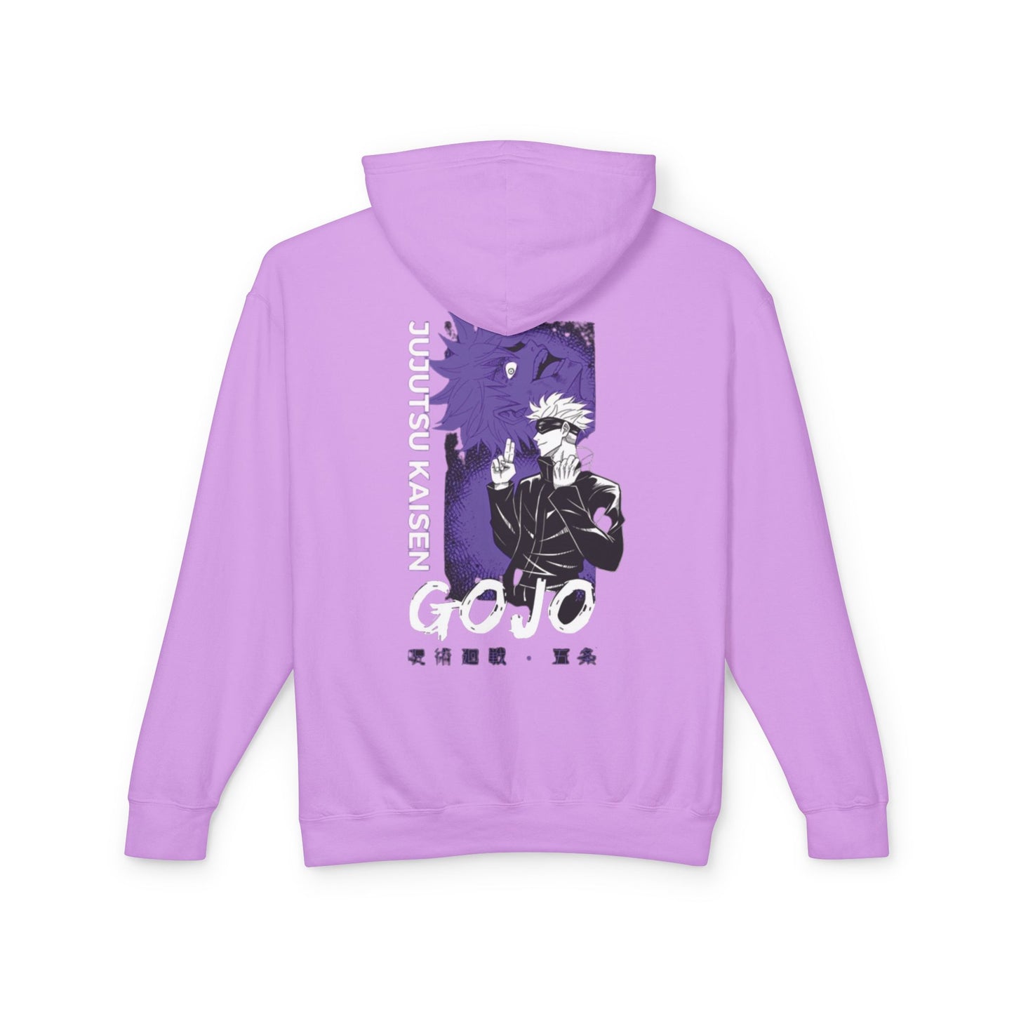 Unisex Lightweight Hoodie - Gojo 'Jujutsu Kaisen' Graphic Sweatshirt for Anime Fans