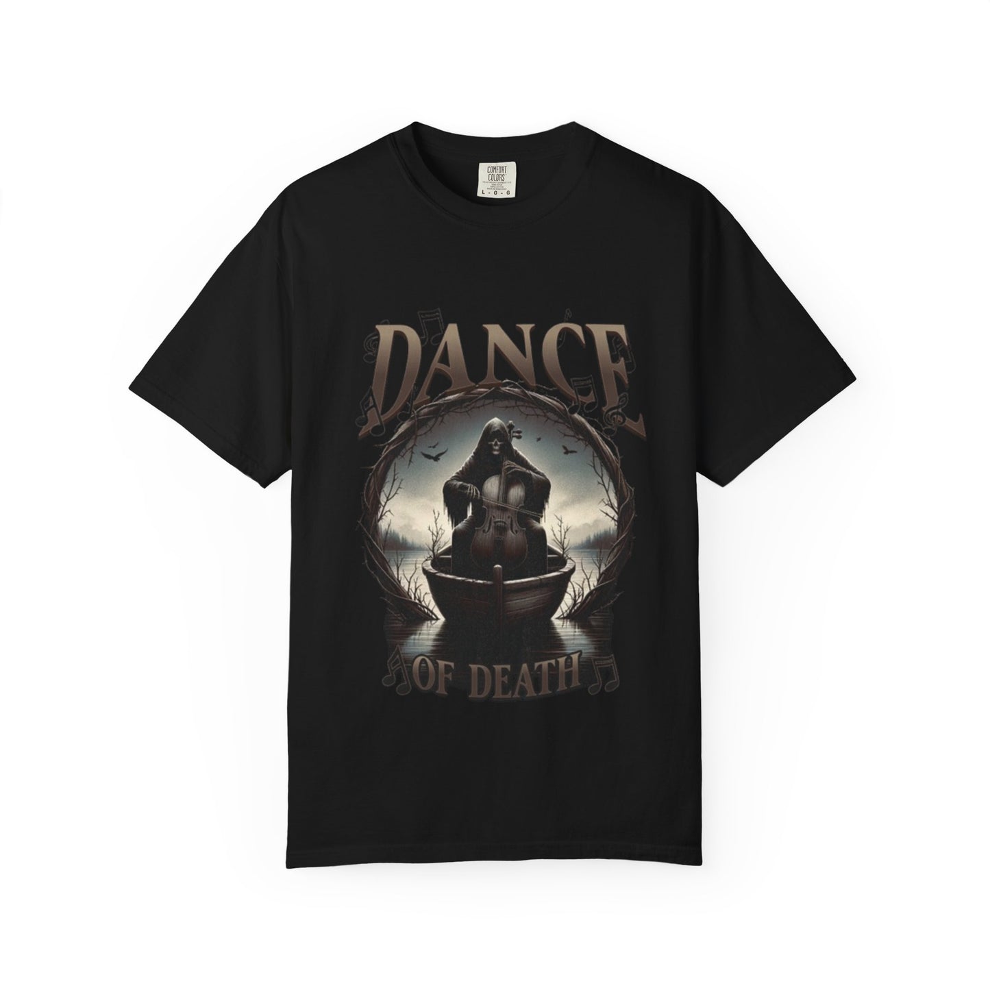 Unisex Garment-Dyed T-Shirt - Dance of Death Graphic Tee
