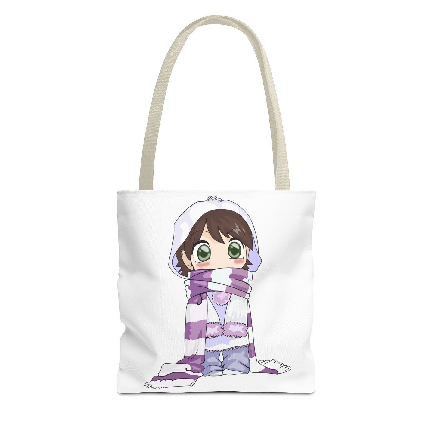 Cute Character Winter Tote Bag for Cozy Vibes