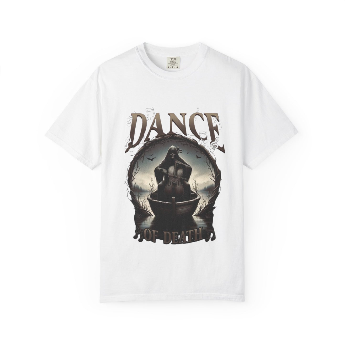 Unisex Garment-Dyed T-Shirt - Dance of Death Graphic Tee