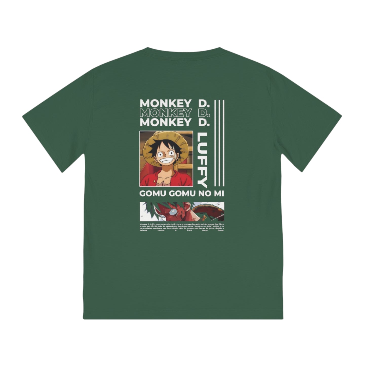 Unisex Rocker T-Shirt - One Piece Design with Luffy and Chopper