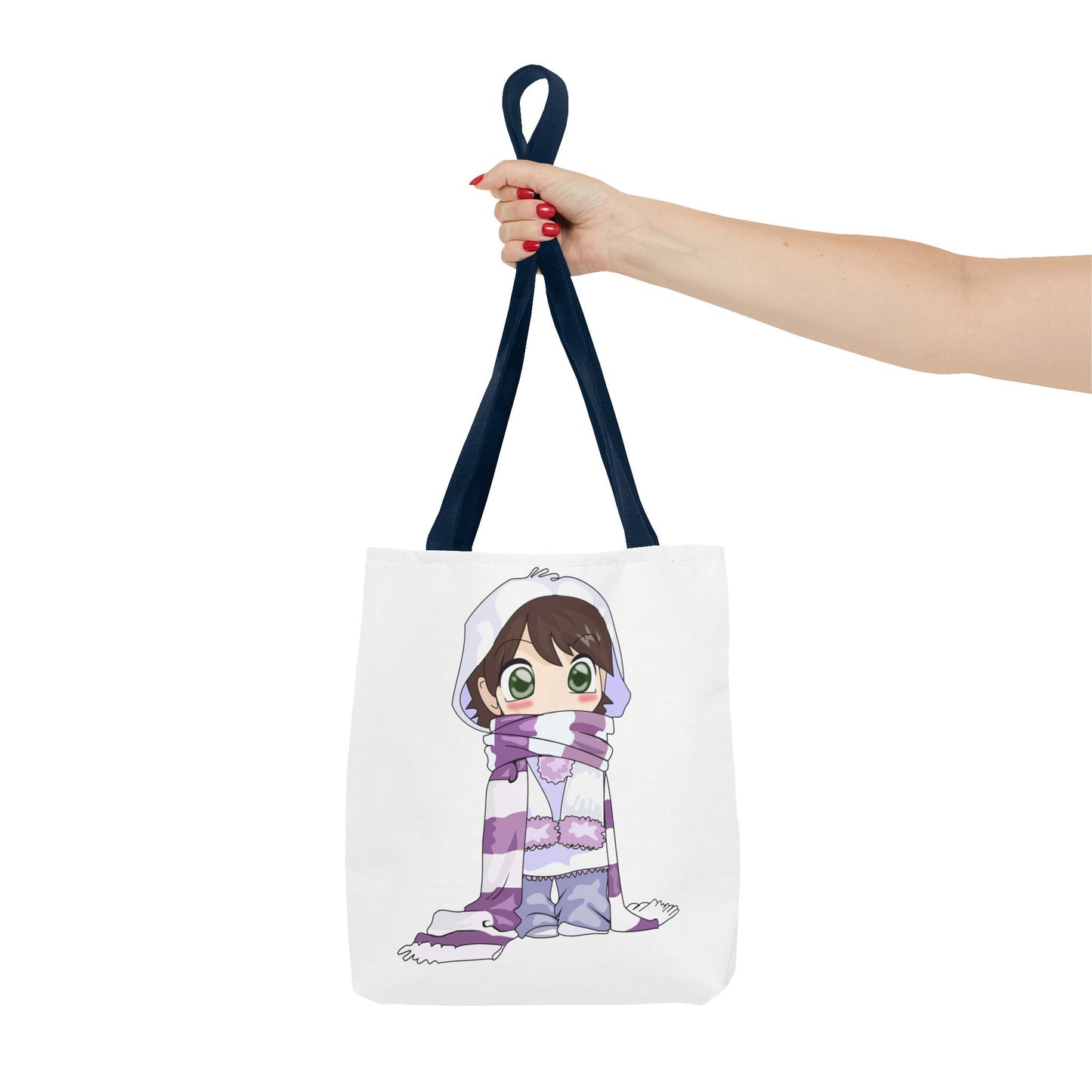 Cute Character Winter Tote Bag for Cozy Vibes