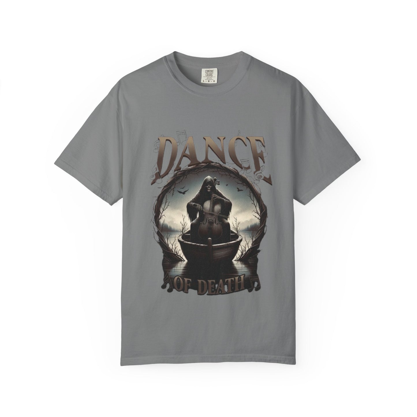 Unisex Garment-Dyed T-Shirt - Dance of Death Graphic Tee