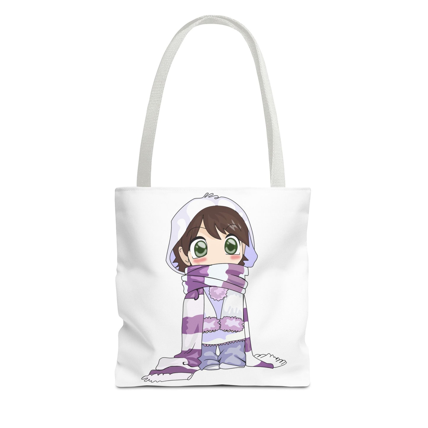 Cute Character Winter Tote Bag for Cozy Vibes