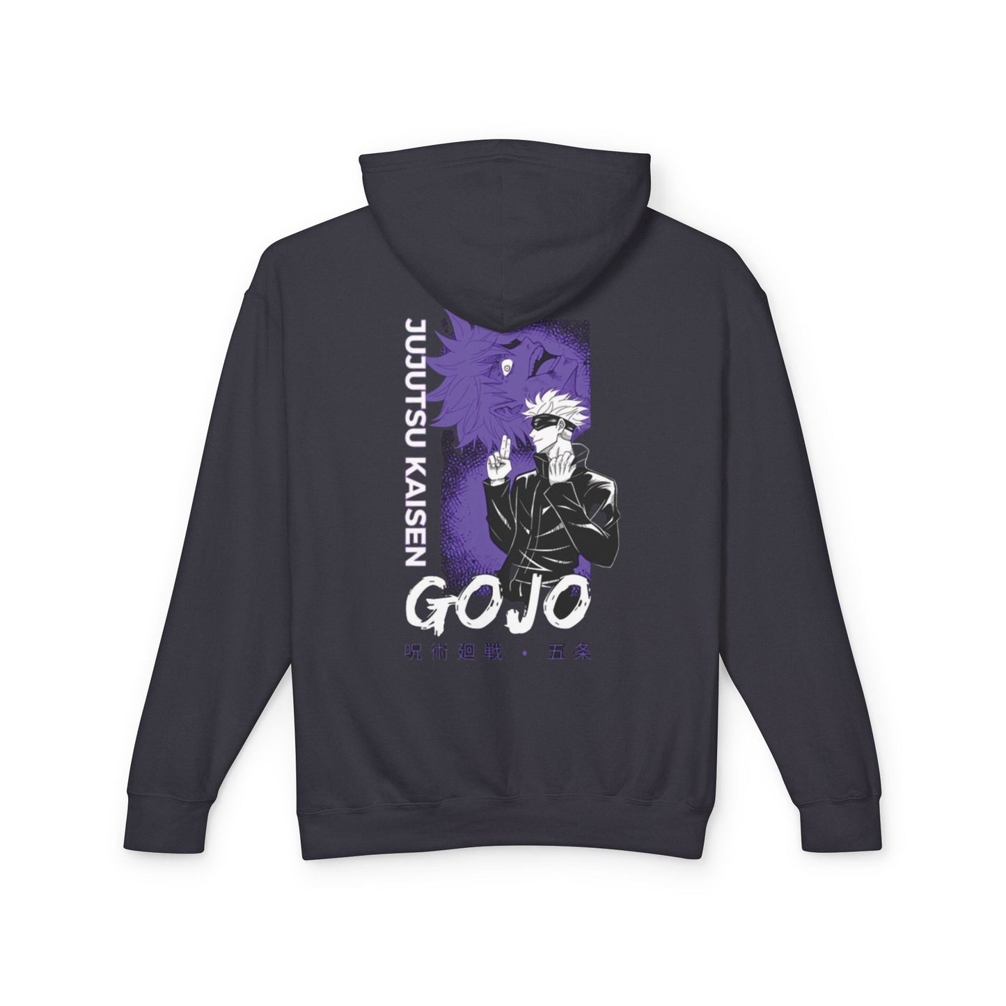 Unisex Lightweight Hoodie - Gojo 'Jujutsu Kaisen' Graphic Sweatshirt for Anime Fans