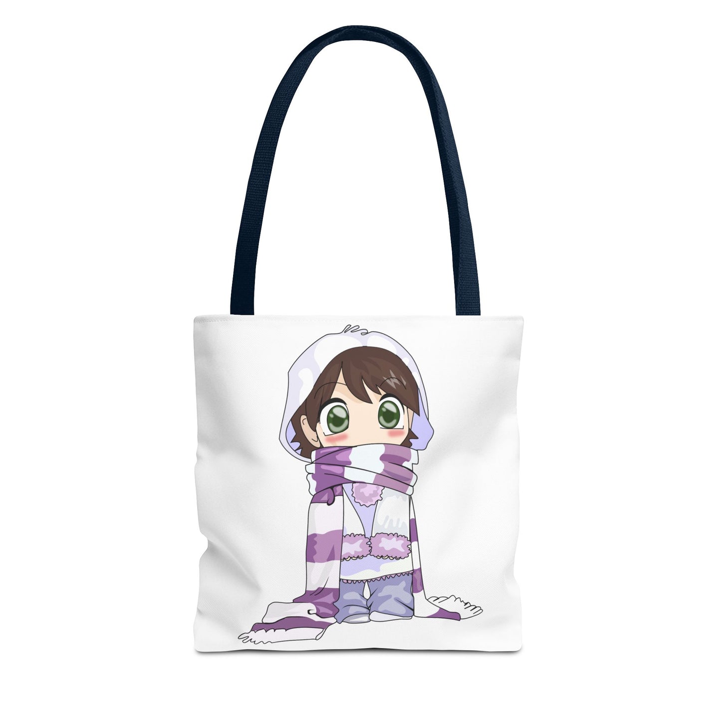Cute Character Winter Tote Bag for Cozy Vibes