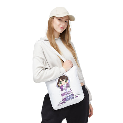 Cute Character Winter Tote Bag for Cozy Vibes