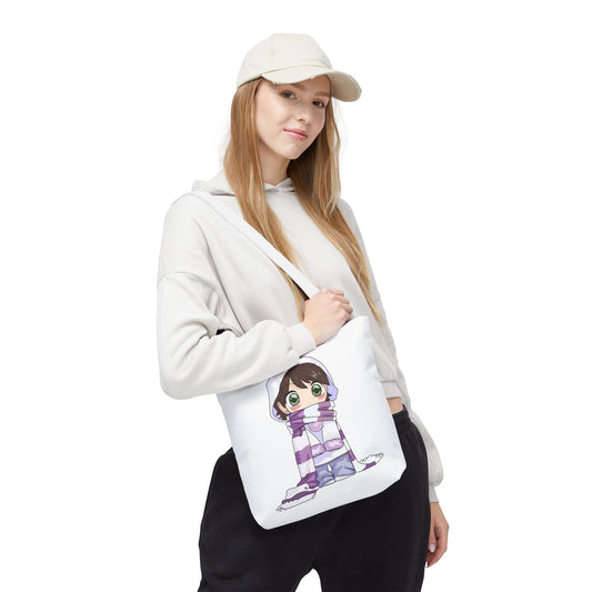 Cute Character Winter Tote Bag for Cozy Vibes