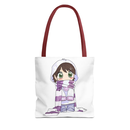 Cute Character Winter Tote Bag for Cozy Vibes