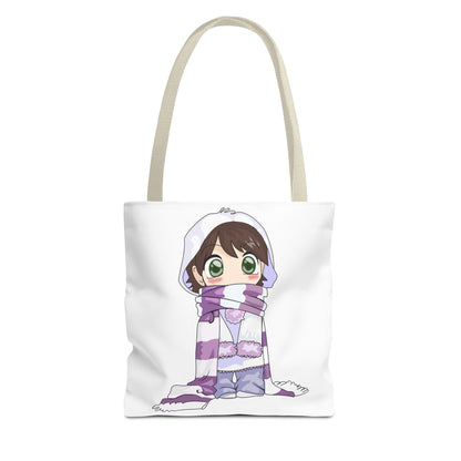 Cute Character Winter Tote Bag for Cozy Vibes