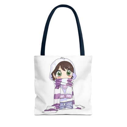 Cute Character Winter Tote Bag for Cozy Vibes